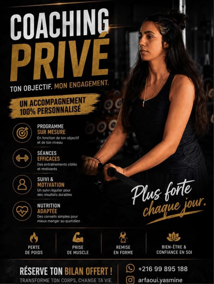 Yasmine Arfaoui — Coaching Privé